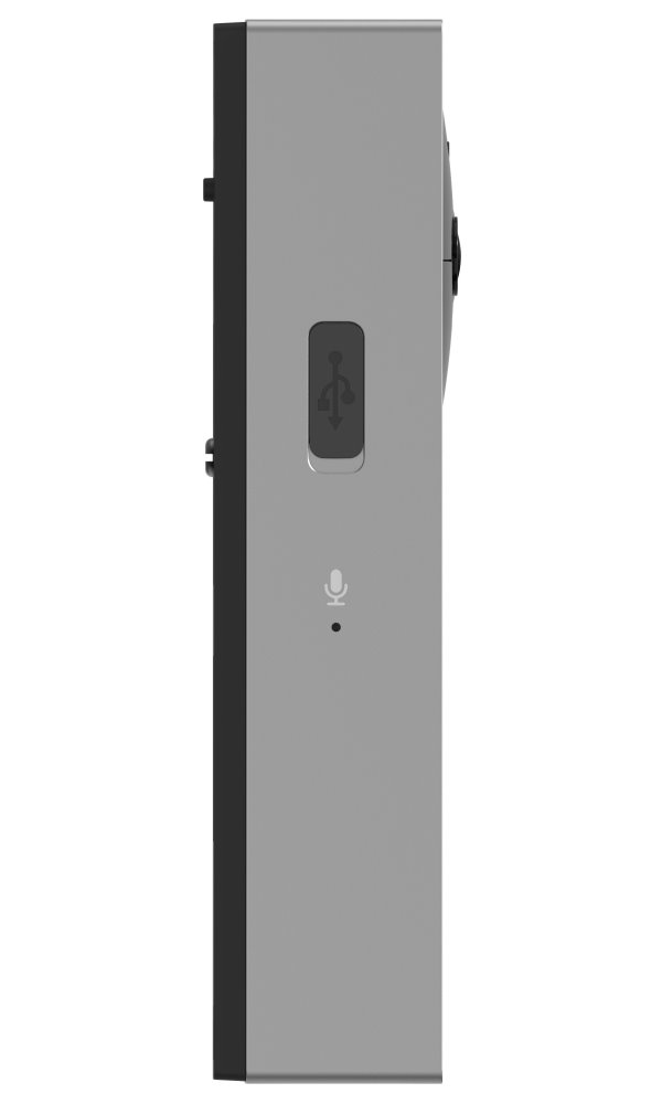 EZVIZ chytré dveřní kukátko s kamerou HP3 Pro/ Wi-Fi/ rozlišení 2048 x 1296/ napájení ze sítě a baterie/ šedo-stříbrné