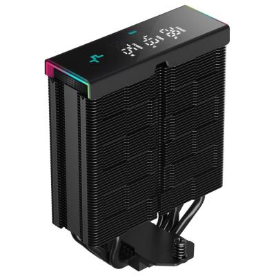 DEEPCOOL chladič AK400 Digital Pro / 120mm fan / 4x heatpipes / PWM / pro Intel i AMD / černý / dig.disp. více hodnot