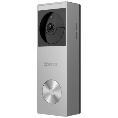 EZVIZ chytré dveřní kukátko s kamerou HP3 Pro/ Wi-Fi/ rozlišení 2048 x 1296/ napájení ze sítě a baterie/ šedo-stříbrné