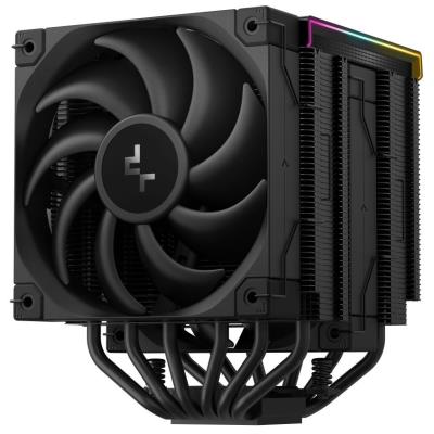 DEEPCOOL chladič AK620 Digital Pro / 2x120mm fan / 6x heatpipes / pro Intel i AMD/ černý / digitální display více hodnot