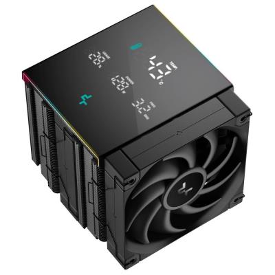 DEEPCOOL chladič AK620 Digital Pro / 2x120mm fan / 6x heatpipes / pro Intel i AMD/ černý / digitální display více hodnot