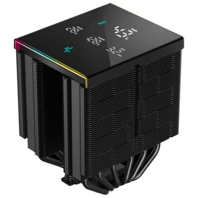 DEEPCOOL chladič AK620 Digital Pro / 2x120mm fan / 6x heatpipes / pro Intel i AMD/ černý / digitální display více hodnot