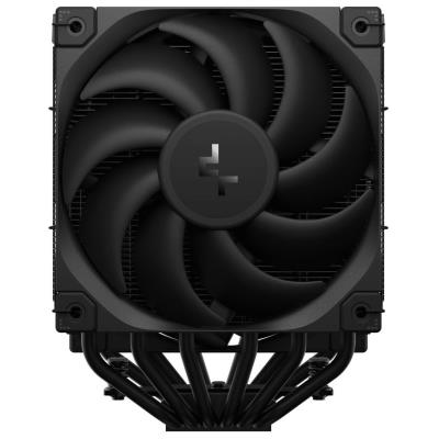 DEEPCOOL chladič AK620 Digital Pro / 2x120mm fan / 6x heatpipes / pro Intel i AMD/ černý / digitální display více hodnot