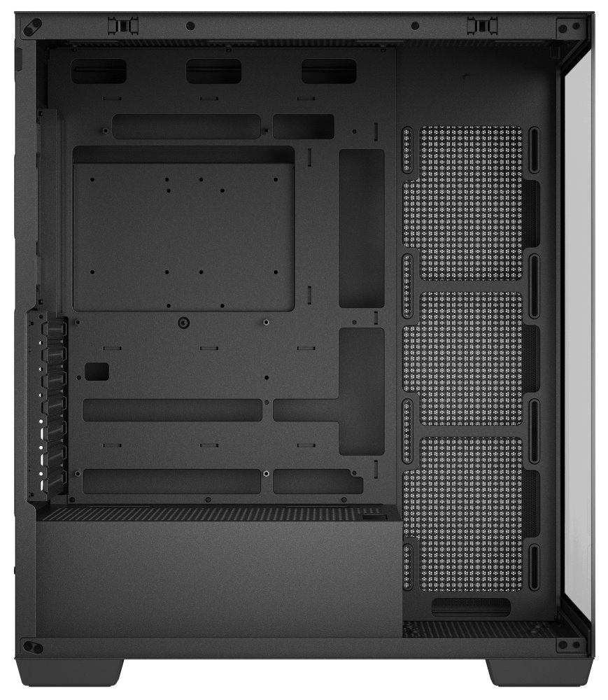 DEEPCOOL skříň CG580 / ATX / 2xUSB 3.0 / panoramatická / tvrzené sklo / černá