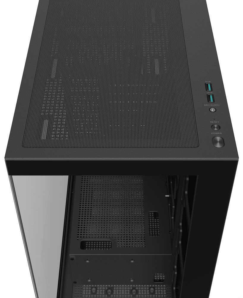 DEEPCOOL skříň CG580 / ATX / 2xUSB 3.0 / panoramatická / tvrzené sklo / černá