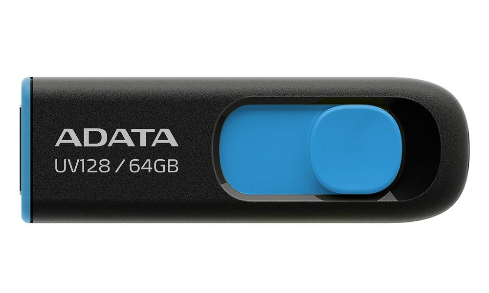 ADATA DashDrive UV128 64GB / USB 3.1 / černo-modrá