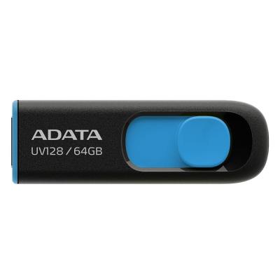 ADATA DashDrive UV128 64GB / USB 3.1 / černo-modrá