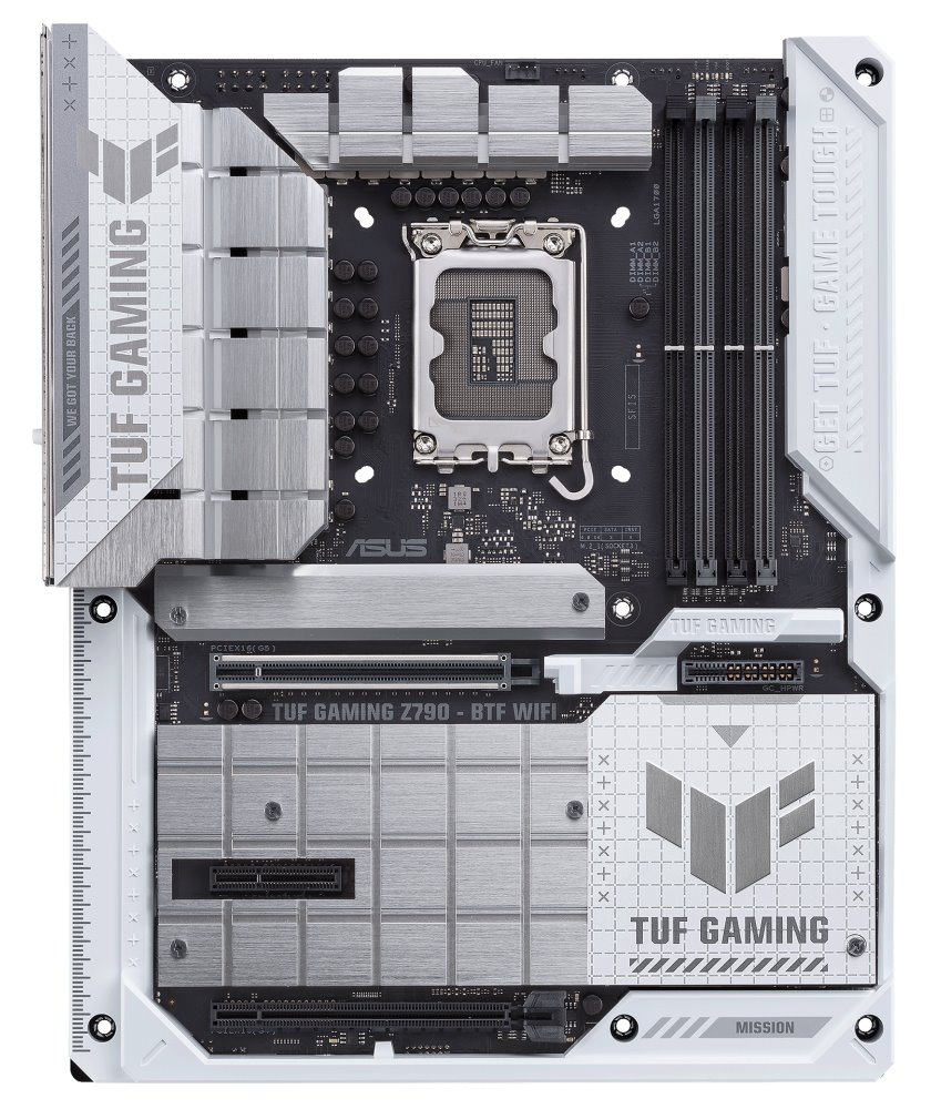 ASUS TUF GAMING Z790-BTF WIFI / Z790 / LGA1700 / 4x DDR5 / 4x M.2 / 1x DP / 1x HDMI / Wi-Fi / ATX