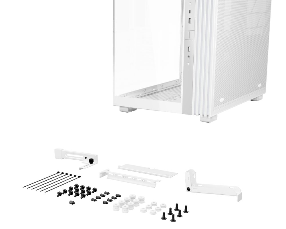 Be quiet! skříň LIGHT BASE 600DX / ATX / ARGB pásek / až 10 fan / 2xUSB / USB-C / panoramatická / bílá