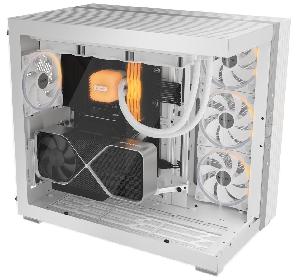 Be quiet! skříň LIGHT BASE 900DX / ATX / ARGB pásek / až 10 fans / 2xUSB 3.0 / USB-C / panoramatická / bílá