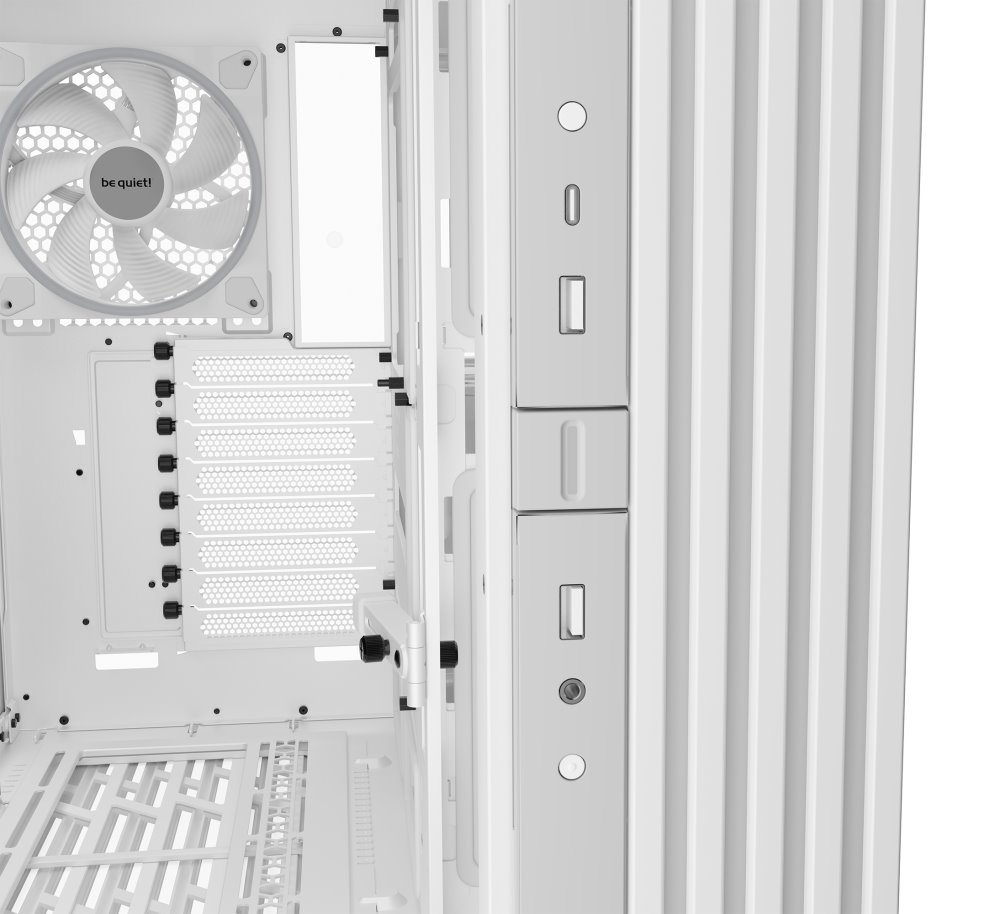 Be quiet! skříň LIGHT BASE 900FX / ATX / ARGB pásek / 4x140mm ARGB fan / 2xUSB 3.0 / USB-C / panoramatická / bílá