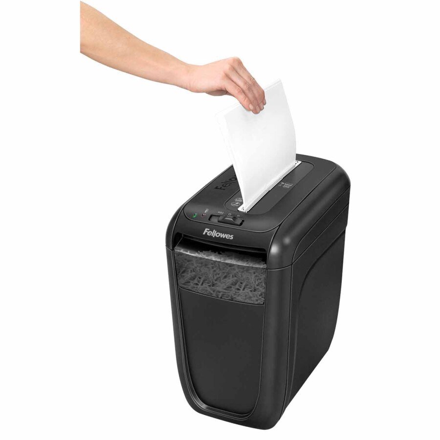 FELLOWES skartovač 60 Cs/ křížový řez 4x40 mm/ objem koše 22 l/ stupeň utajení P-4 (důvěrné)/ černý