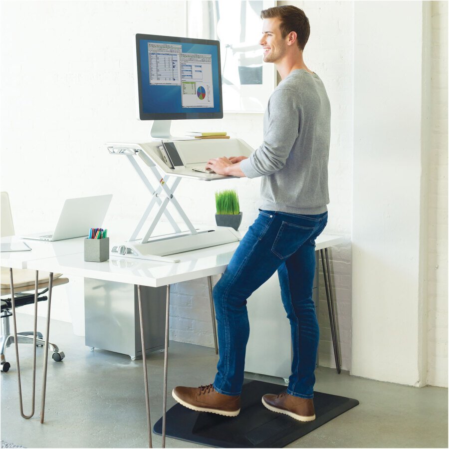 FELLOWES pracovní stanice Sit-Stand Lotus bílá