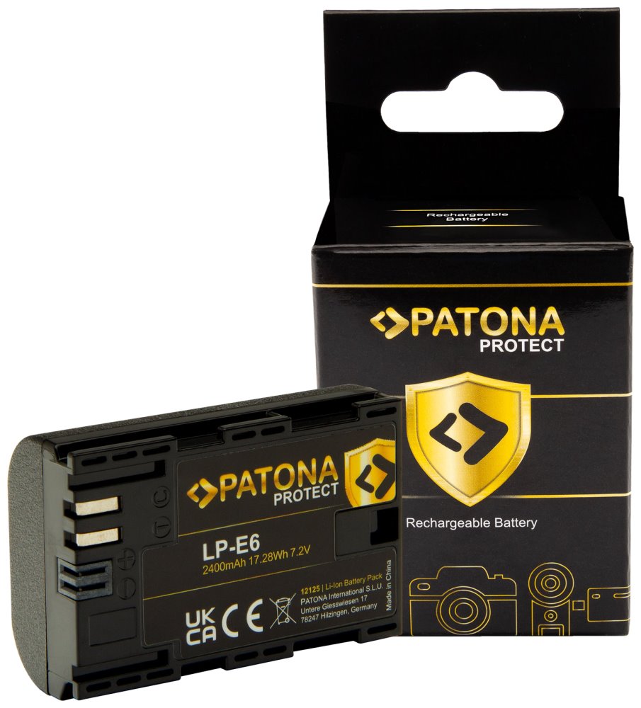 PATONA baterie pro foto Canon LP-E6 2400mAh Li-Ion Protect