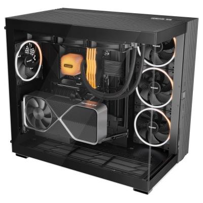Be quiet! skříň LIGHT BASE 900DX / ATX / ARGB pásek / až 10 fans / 2xUSB 3.0 / USB-C / panoramatická / černá