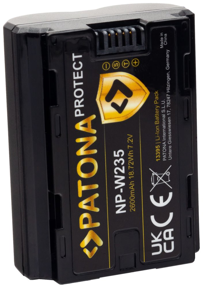 PATONA baterie pro foto Fuji NP-W235 2400mAh Li-Ion 7,2V Protect X-T4