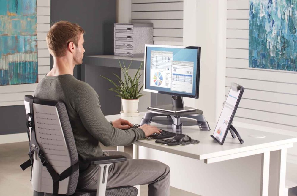 FELLOWES stojan pod monitor OVAL