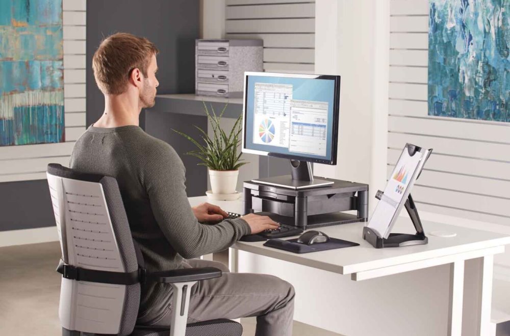 FELLOWES stojan pod monitor PREMIUM PLUS