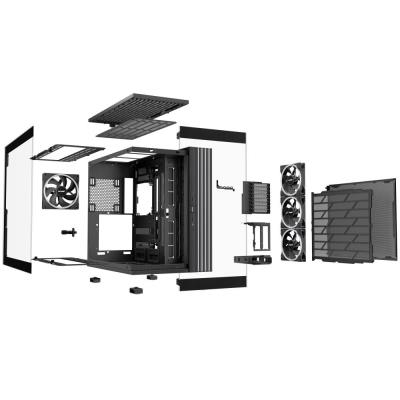 Be quiet! skříň LIGHT BASE 900FX / ATX / ARGB pásek / 4x140mm ARGB fan / 2xUSB 3.0 / USB-C / panoramatická / černá