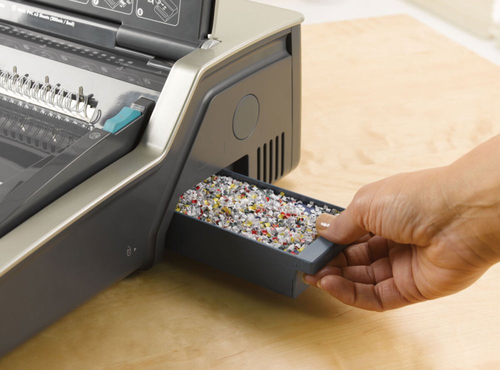 FELLOWES vazač GALAXY - E Wire/ pracovní šířka 300 mm/ rozteč ok 3/1"/ děrovací kapacita 20 listů/ A4/ rozměr děr 4×3 mm