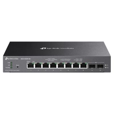 TP-Link SG2210XMP-M2 Omada inteligentní switch, 8x 2,5GBit PoE+ port, 2x 10GB SFP+, 160W PoE budget