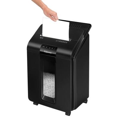 FELLOWES skartovač AutoMax 100 M/ křížový mikrořez 4x10 mm/ objem koše 23 l/ stupeň utajení P-4 (důvěrné)/ černý