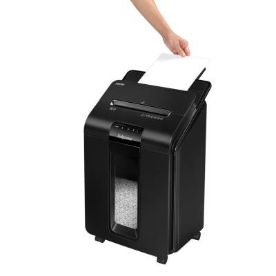 FELLOWES skartovač AutoMax 100 M/ křížový mikrořez 4x10 mm/ objem koše 23 l/ stupeň utajení P-4 (důvěrné)/ černý