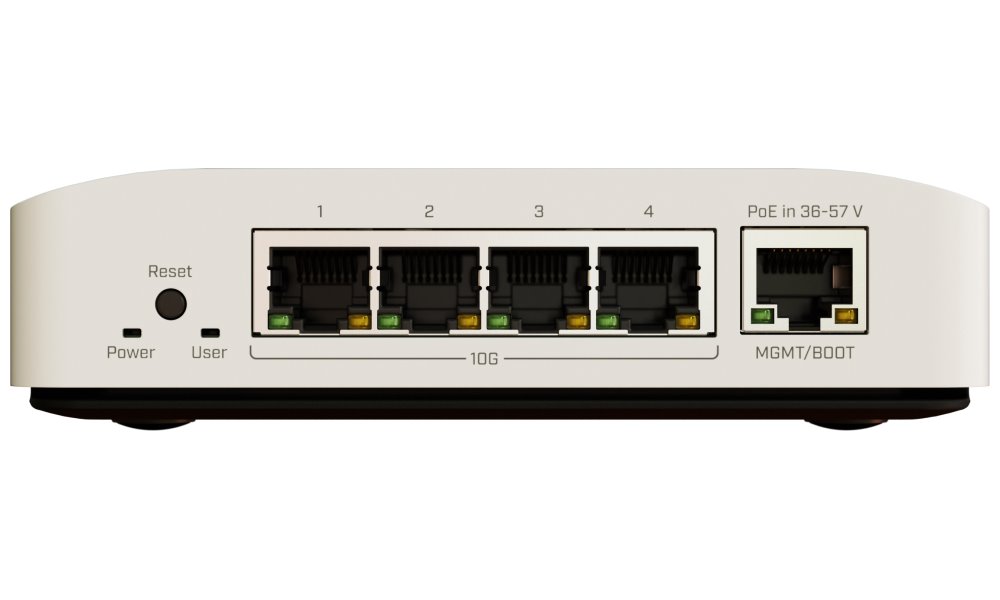 MikroTik Cloud Router Switch CRS304-4XG-IN, 1x GbE, 4x 10 GbE, Dual PSU, Dual boot, vč. L5