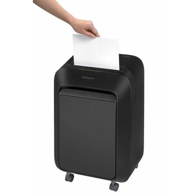 FELLOWES skartovač LX 211/ křížový řez 2x12mm/ objem koše 23 l/ stupeň utajení P-5 (tajné)/ černý