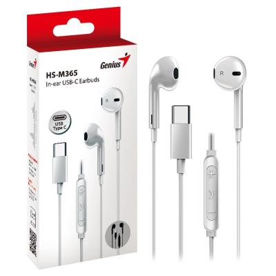 GENIUS headset HS-M365 White/ bílý/ USB-C