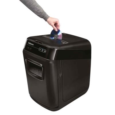 FELLOWES skartovač AutoMax 150 C/ křížový řez 4x38 mm/ objem koše 32 l/ stupeň utajení P-4 (důvěrné)/ černý
