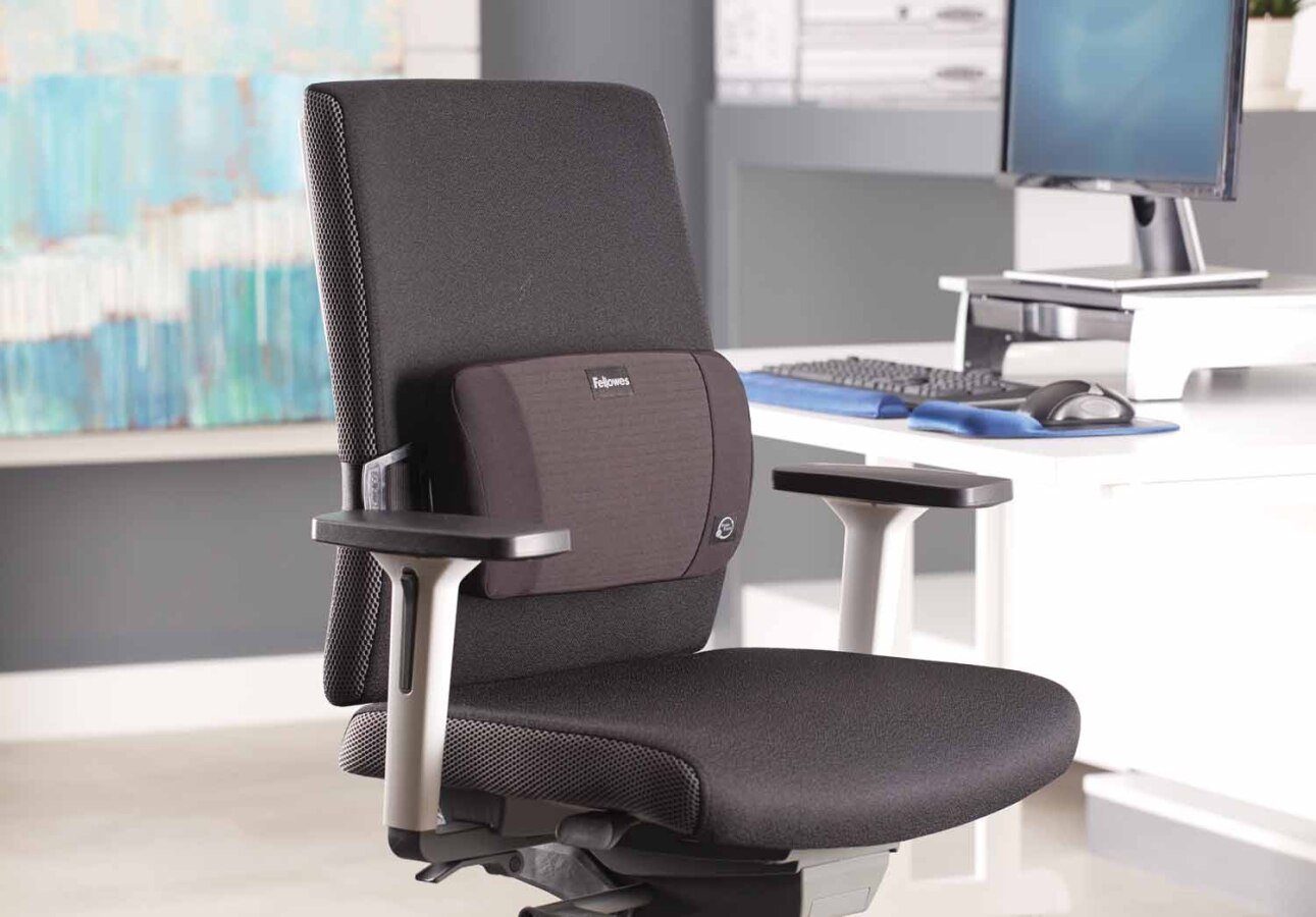 FELLOWES bederní opěrka PlushTouch