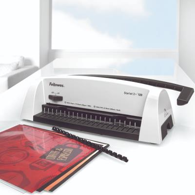 POŠKOZENÝ OBAL - FELLOWES vazač STARLET2+/ pracovní šířka 300 mm/ děrovací kapacita 12 listů/ A4/ maximální rozměr hřbetu 16 mm