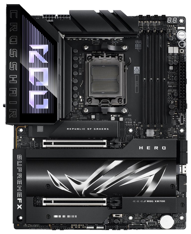 ASUS ROG CROSSHAIR X870E HERO / X870E / AM5 / 4x DDR5 / HDMI / USB4 /  M.2 / ATX