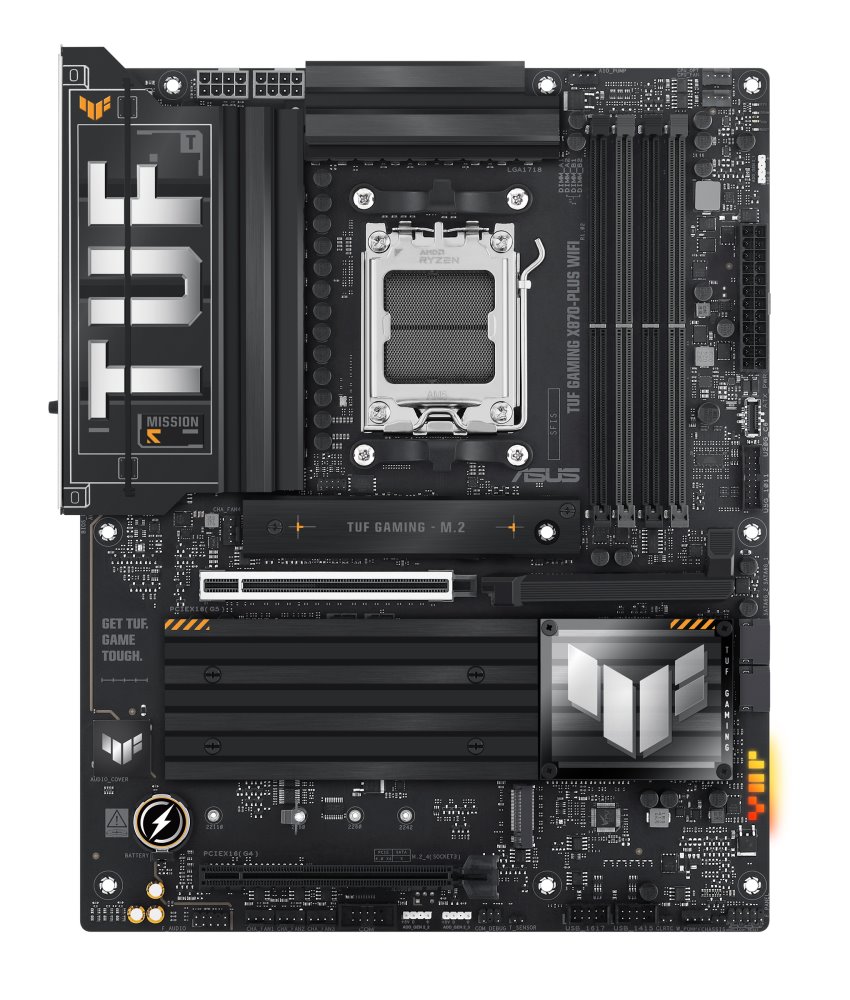 ASUS TUF GAMING X870-PLUS WIFI / X870 / AM5 / 4x DDR5 / HDMI / M.2 / USB4 / WIFI / ATX