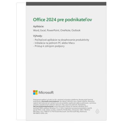 Microsoft Office pro domácnosti a podnikatele 2024 Slovak Medialess