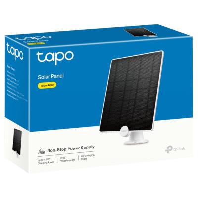 TP-Link Tapo A200, solární panel pro bateriové Tapo kamery, 4.5W, IP65