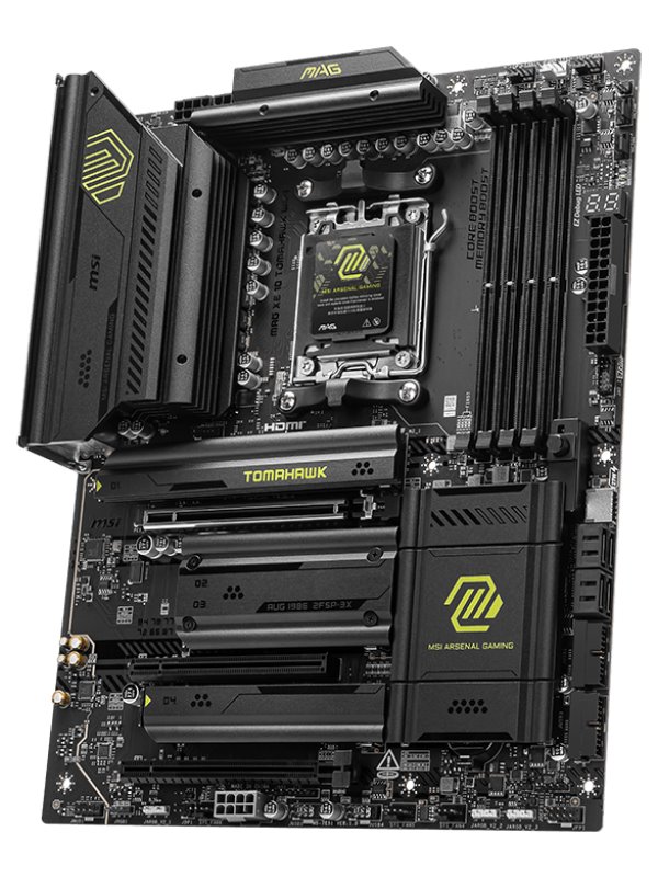 MSI MAG X870 TOMAHAWK WIFI / AMD X870 / AM5 / 4x DDR5 / 4x M.2 / HDMI / USB-C / WiFi / ATX