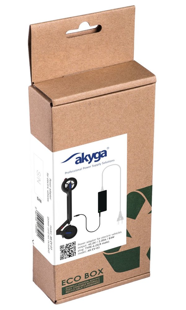 TRX Napájecí zdroj Akyga AK-EV-03 42.0V / 2.0A 84W Cannon XLR Male