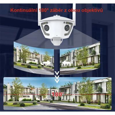 TRX Innotronik ICH-R22 Bezpečnostní Duální 180° wi-fi IP kamera 2x2MPix