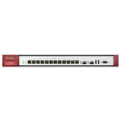 Zyxel ATP700   Firewall, 12x Gigabit user-definable ports, 2*SFP, 2* USB with 1 Yr Bundle