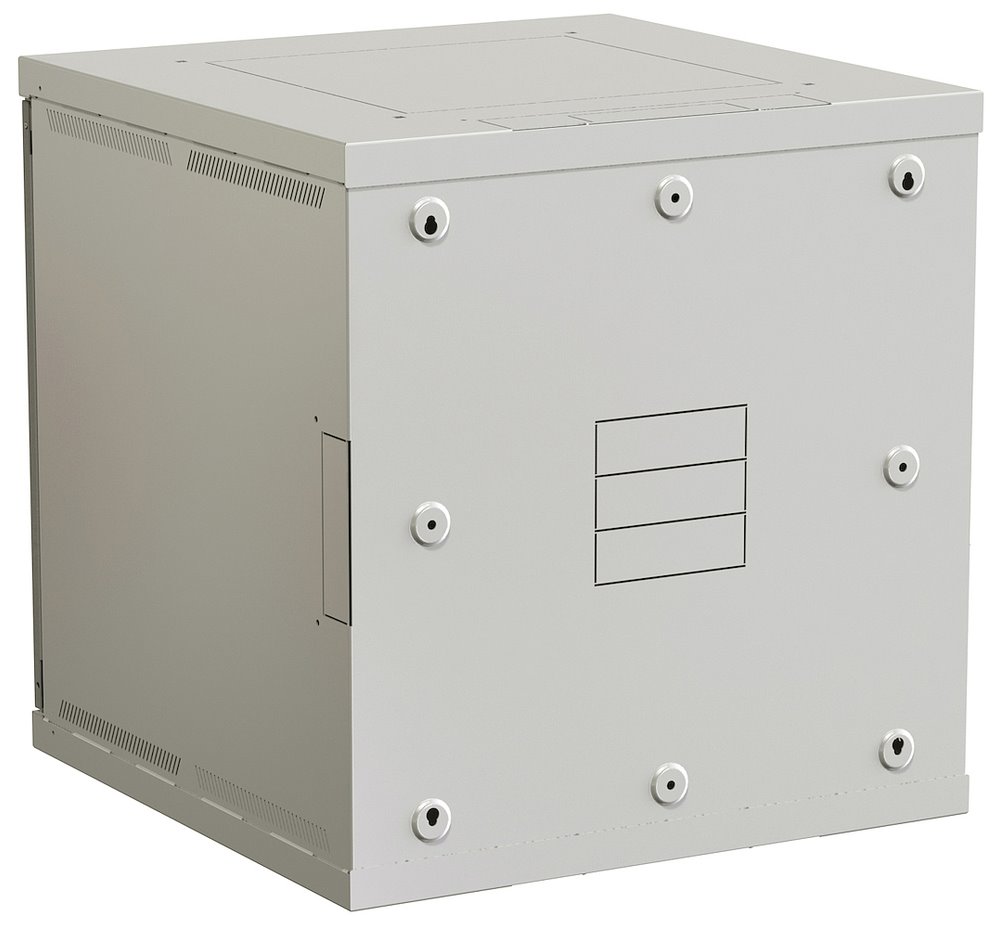 SOLARIX Rozvaděč nástěnný SENSA 12U 600mm, dveře plech, RAL 7035, SENSA-12U-66-21-G