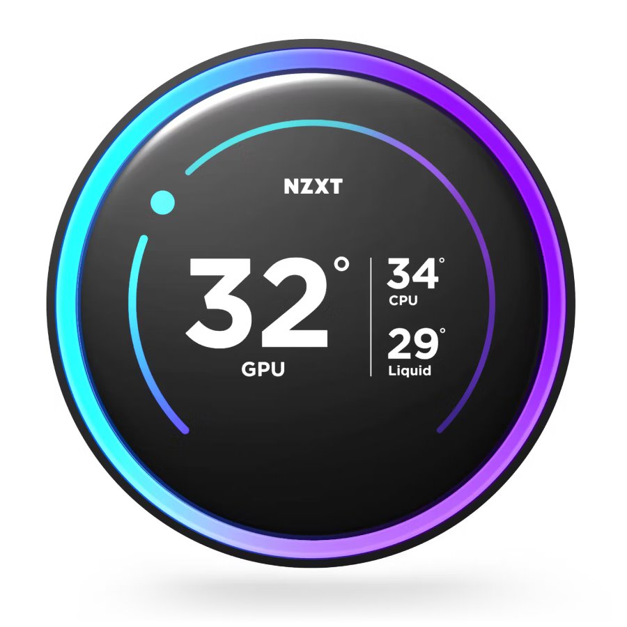 NZXT vodní chladič Kraken 360 ELITE / 3x120mm fan / 4-pin PWM / LCD disp. / 6 let