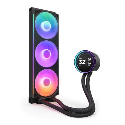 NZXT vodní chladič Kraken 360 ELITE RGB / 3x120mm RGB fan / 4-pin PWM / LCD disp. / 6 let