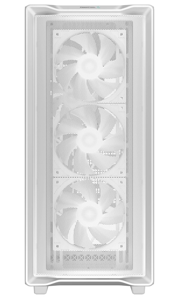 DEEPCOOL skříň CC560 MESH V2 / ATX / 4x120 mm fan ARGB / USB 3.0 / USB 2.0 / mesh panel / bílá