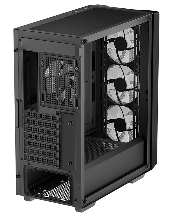 DEEPCOOL skříň CC560 MESH V2 / ATX / 4x120 mm fan ARGB / USB 3.0 / USB 2.0 / mesh panel / černá