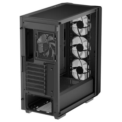 DEEPCOOL skříň CC560 MESH V2 / ATX / 4x120 mm fan ARGB / USB 3.0 / USB 2.0 / mesh panel / černá