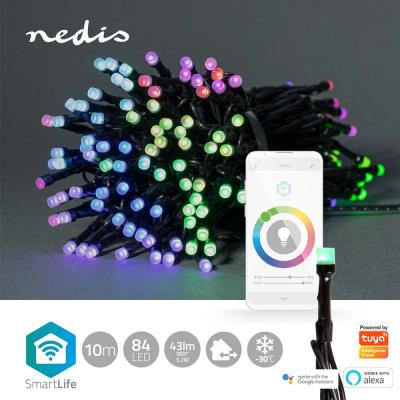 NEDIS Wi-Fi chytré dekorativní LED/ RGB/ 84 LED's/ Android & iOS/ Nedis® SmartLife/ 10 m