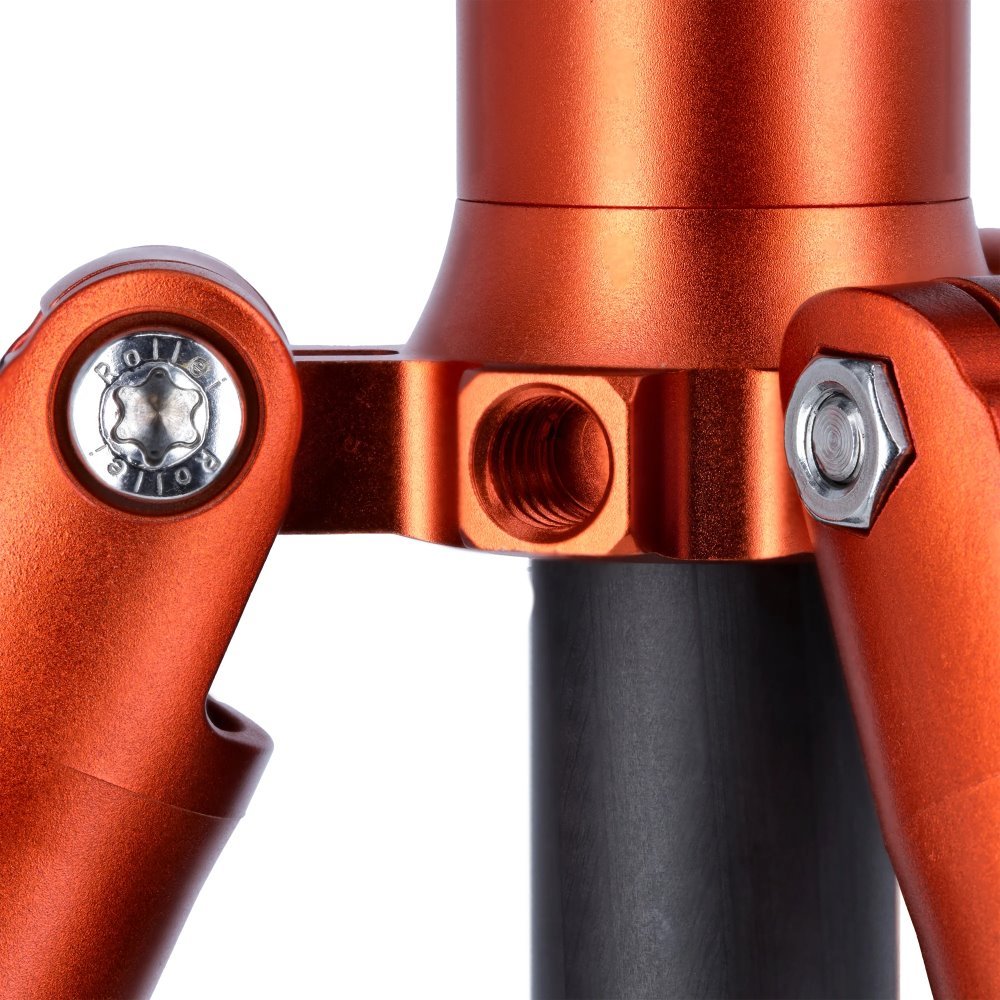 Rollei Stativ C5i Karbon/ 22610/ Zátěž 8kg/ Vytažený 157,5 cm/ Karbon/ Oranžový