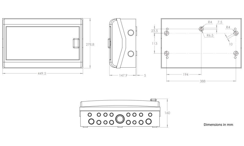 Victron Anti-islanding box 63A, 1F/3F